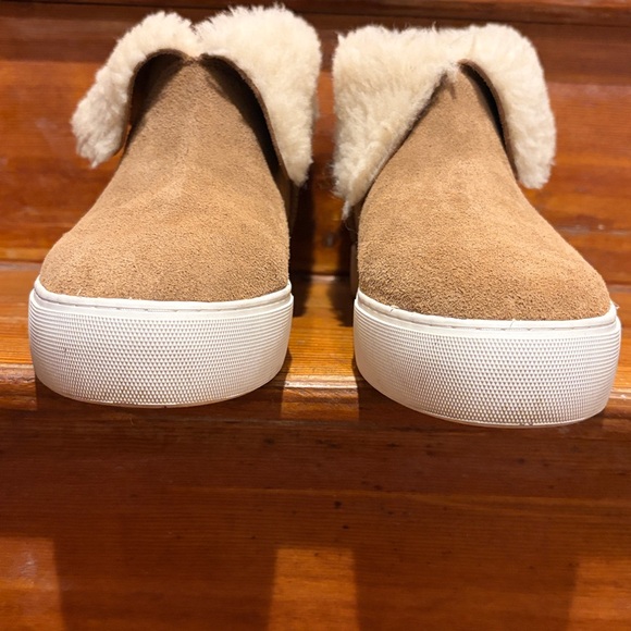 ugg australia lynus slip on boots camel color sherpa lined womens sz 11 - Picture 5 of 16